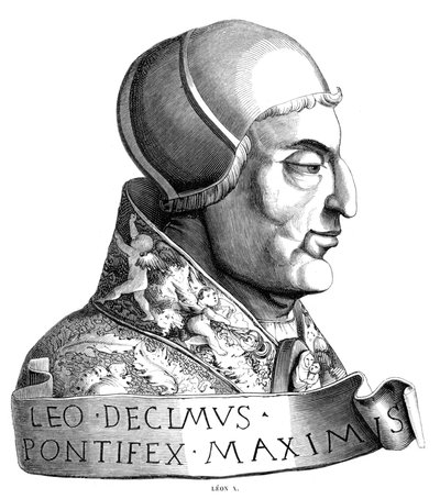 Påven Leo X 1475-1521, 1500-talet 1849 av Unbekannt