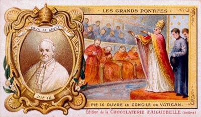 Påven Pius IX, 1869-1899 av Unbekannt