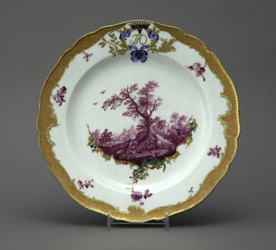Porslinstallrik från Orlovstjänsten, ca 1770 av Unbekannt