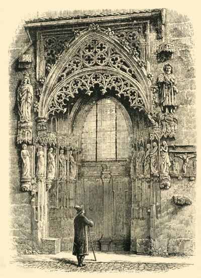 Porsche i St. Sebaldus-kyrkan, Nürnberg, 1890. av Unbekannt
