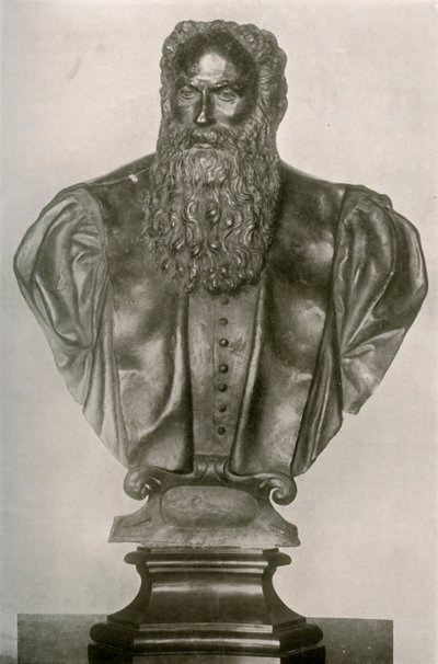 Porträttbyst av Aretino i samling av Mr PAB Widener, Philadelphia, 1908. av Unbekannt