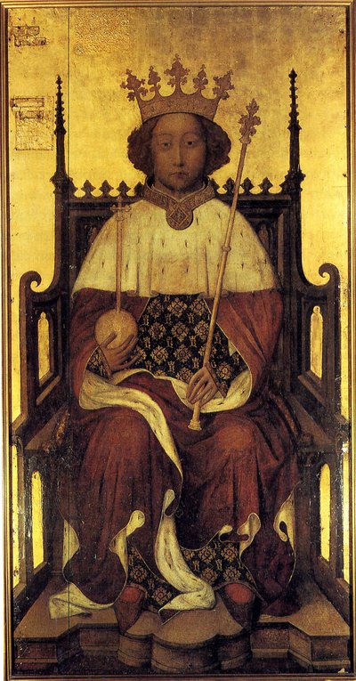 Porträtt Richard II av England, ca 1390 av Unbekannt