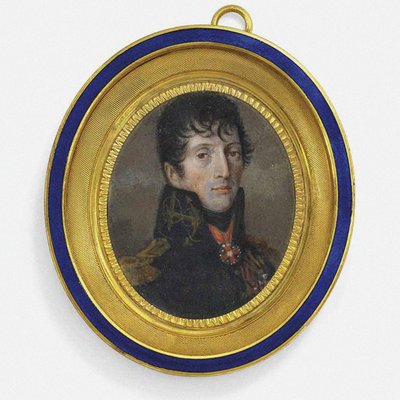 Porträtt av amiral Vasilij Chichagov 1726-1809, ca. 1815. av Unbekannt