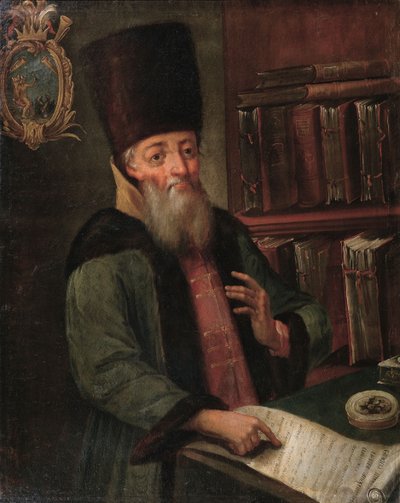 Porträtt av Afanasy Lavrentievich Ordin-Naschokin 1605-1680, 1600-talet av Unbekannt