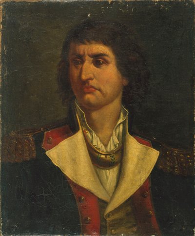 Porträtt av Antoine Joseph Santerre 1752-1809, 1793. av Unbekannt