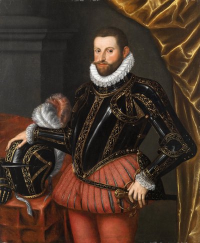 Porträtt av ärkehertig Ernest av Österrike 1553-1595, andra hälften av 1500-talet. av Unbekannt