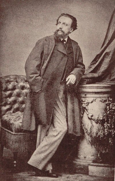 Porträtt av Arthur Kalkbrenner 1828-1869, 1860. av Unbekannt