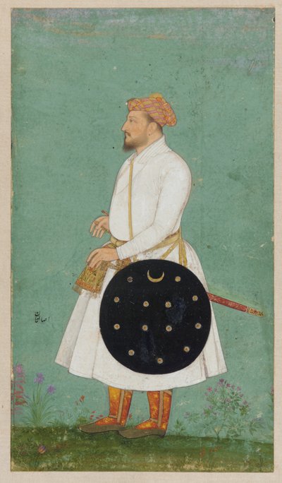 Porträtt av Asalat Khan, ca. 1645. av Unbekannt