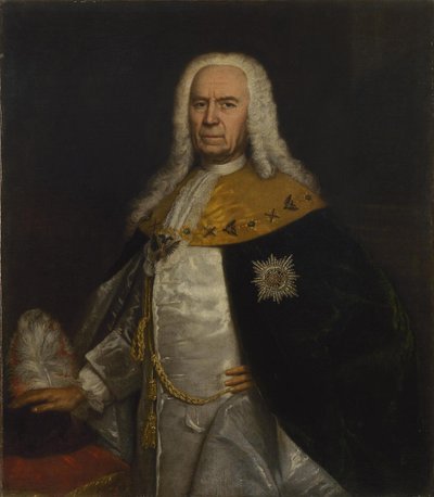 Porträtt av greve Andrei Ivanovich Ushakov 1708-1739, mitten av 1700-talet av Unbekannt