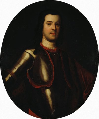 Porträtt av greve Anton Manuilovich Devier 1682-1745, tidigt 1700-tal. av Unbekannt