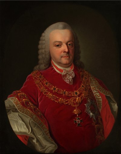 Porträtt av greve Ferenc Esterházy de Galántha 1715-1785. av Unbekannt