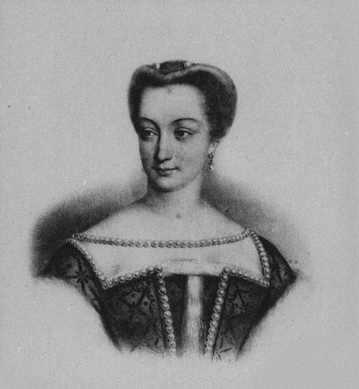 Porträtt av Diana av Poitiers 1499-1566 av Unbekannt