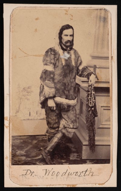 Porträtt av Dr. John Maynard Woodworth 1837-1879, före 1879. av Unbekannt