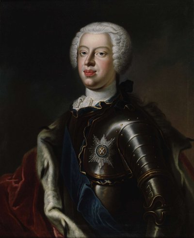 Porträtt av hertig Anthony Ulrich av Brunswick 1714-1774, ca. 1740 av Unbekannt