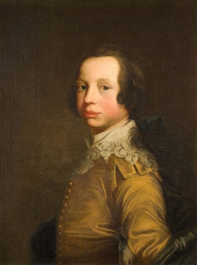 Porträtt av Edward Jesson som kavaljer, 1750-1800. av Unbekannt