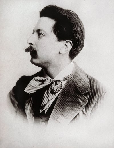 Porträtt av Enrique Granados (1867-1916), spansk kompositör och pianist. Fotografera. av Unbekannt