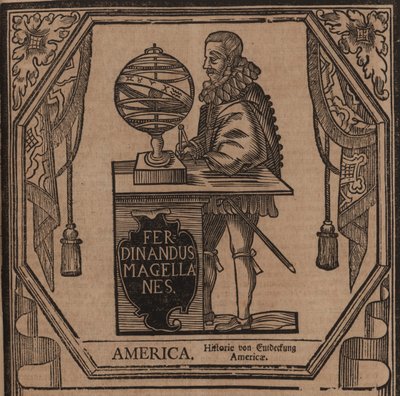 Porträtt av Ferdinand Magellan 1470-1521, 1724. av Unbekannt