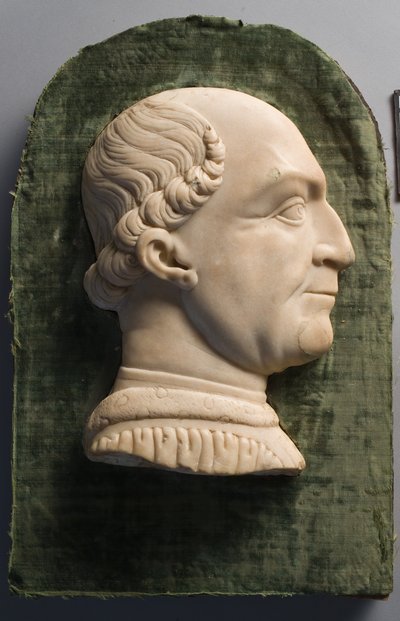 Porträtt av Francesco Sforza och ram, 1450-1499. av Unbekannt