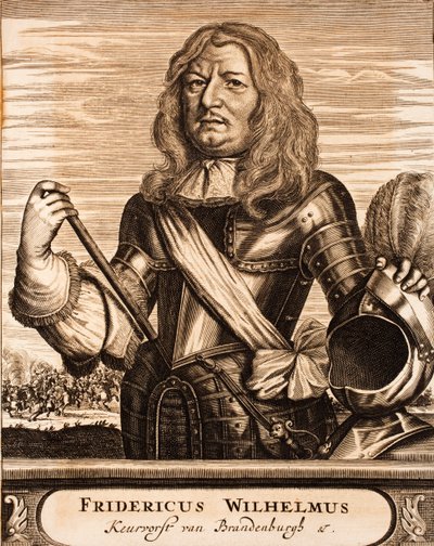 Porträtt av Fredrik Vilhelm 1620-1688, kurfurst av Brandenburg, hertig av Preussen, 1675. av Unbekannt