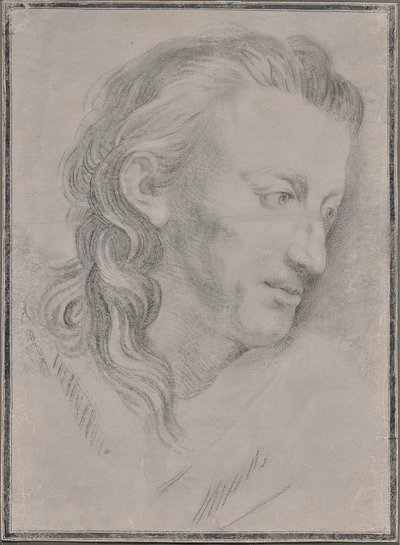 Porträtt av Friedrich von Schiller 1759-1805, sent 1700-tal. av Unbekannt