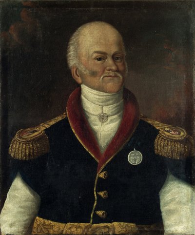 Porträtt av general Ksawery Franciszek Krasicki 17741844, 1830-1840-talet av Unbekannt