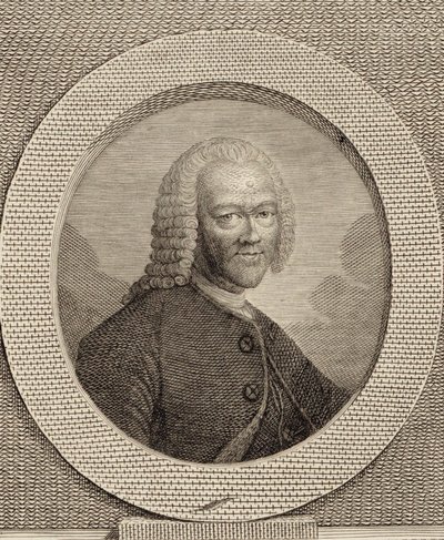 Porträtt av Georg Philipp Telemann 1681-1767. av Unbekannt