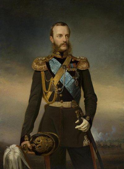 Porträtt av storhertig Michael Nikolaevich av Ryssland 1832-1909, tidigt 1860-tal av Unbekannt