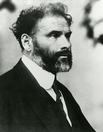 Porträtt av Gustav Klimt, f. 1916 av Unbekannt