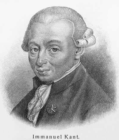 Porträtt av Immanuel Kant 1724-1804 av Unbekannt