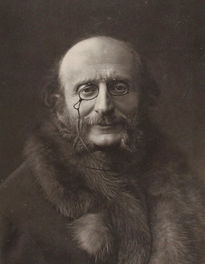 Porträtt av Jacques Offenbach 1819-1880. av Unbekannt