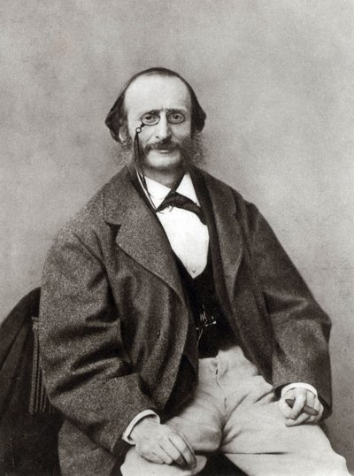Porträtt av Jacques Offenbach 1819-1880, ca 1865. av Unbekannt