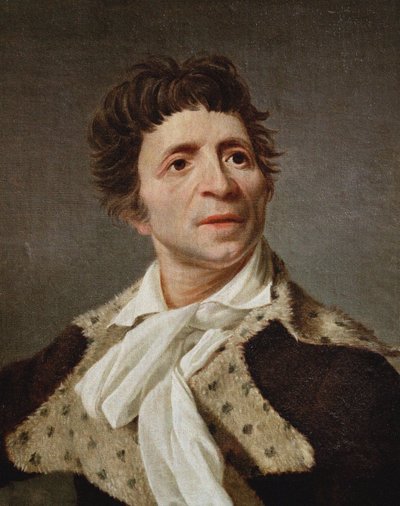 Porträtt av Jean-Paul Marat 1743-1793. Efter Joseph Boze, ca. 1800 av Unbekannt