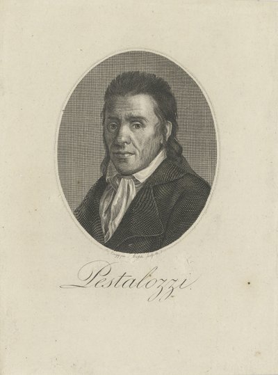 Porträtt av Johann Heinrich Pestalozzi 1746-1827, 1805. av Unbekannt