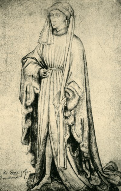 Porträtt av Johannes IV, hertig av Brabant, 1460-1470, 1943. av Unbekannt