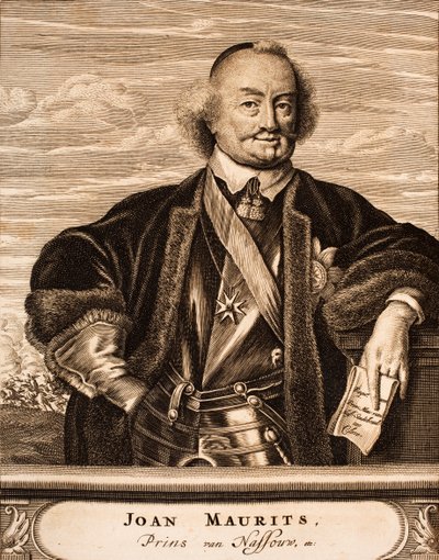 Porträtt av John Maurice, Prins av Nassau-Siegen 1604-1679, 1675. av Unbekannt