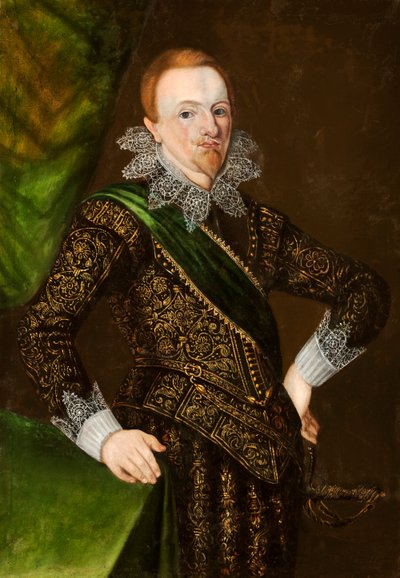 Portrait of John of Sweden 1589-1618, Duke of Östergötland. av Unbekannt