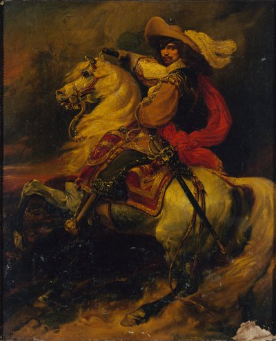 Porträtt av Josias Rantzau 1609-1650, som marskalk av Frankrike, ca 1834. av Unbekannt