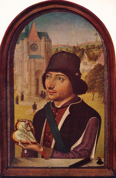 Porträtt av Ludvig XI, c1456-58 av Unbekannt