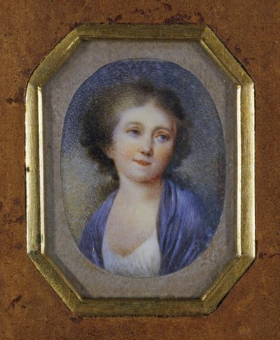 Porträtt av Maria Alexeevna Lvova, 1800-talets första kvartal av Unbekannt