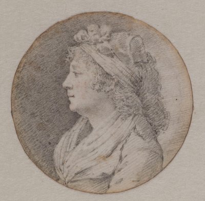 Porträtt av Marie Louise av Savojen 1749-1792, prinsessan av Lamballe. av Unbekannt