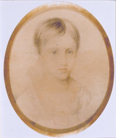 Porträtt av Natalia Goncharova, 1820-talet av Unbekannt