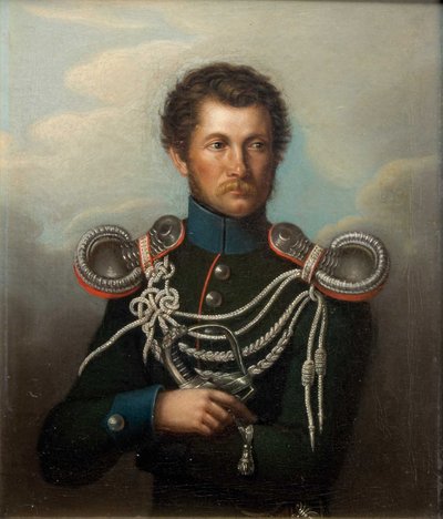 Porträtt av Nicholas Maximilianovich, 4:e hertigen av Leuchtenberg 18431891, ca. 1870 av Unbekannt