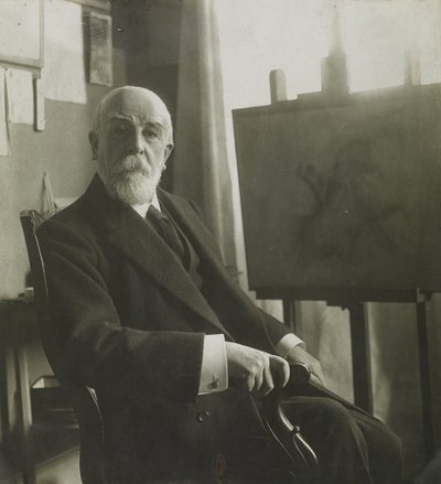 Porträtt av Odilon Redon 1840-1916, 1913. av Unbekannt