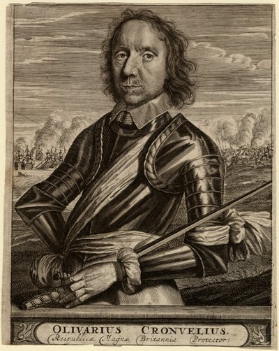 Porträtt av Oliver Cromwell, 1653 av Unbekannt