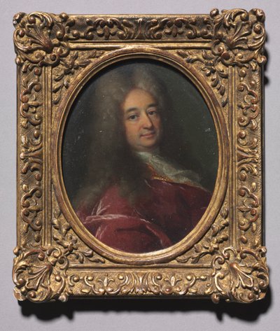 Porträtt av Robert Levrac-Tournières, 1705-1710. av Unbekannt
