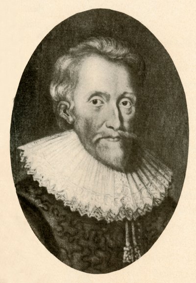 Porträtt av Sir Edwin Sandys, med nedvänd krage, c1560-1570, 1937. av Unbekannt