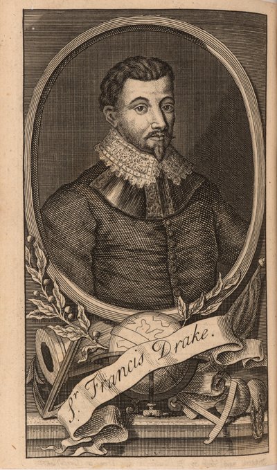 Porträtt av Sir Francis Drake, 1741. av Unbekannt