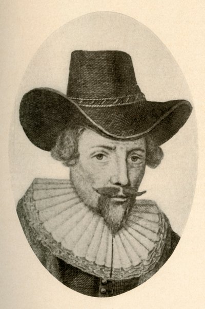 Porträtt av Sir Isaac Pennington, i hatt som bärs i House of Burgesses, c1650-1660, 1937. av Unbekannt