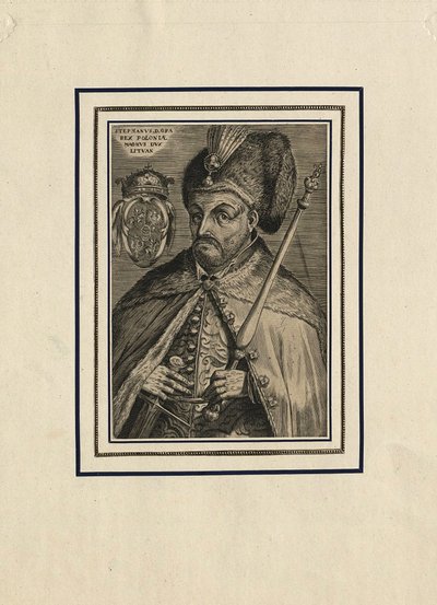 Porträtt av Stephen Báthory, kung av Polen, slutet av 1500-talet. av Unbekannt