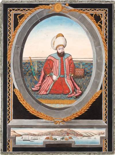 Porträtt av Sultan Murad II 1404-1451 av Unbekannt